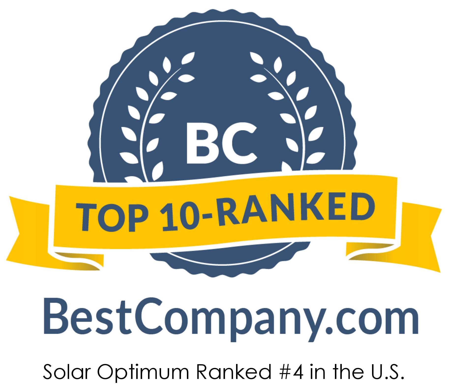 Premiere California Solar Panel Installer, Solar Optimum Earns Top Spot in Rankings