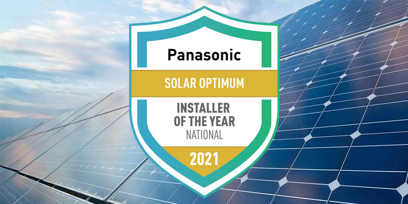 Solar Optimum Named 2021 National Panasonic Installer of the Year