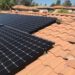 residential solar panels on a roof