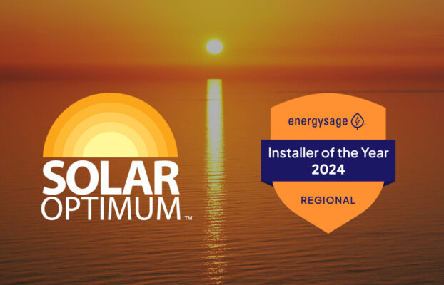 Solar Optimum Named 2024 Installer of the Year by EnergySage