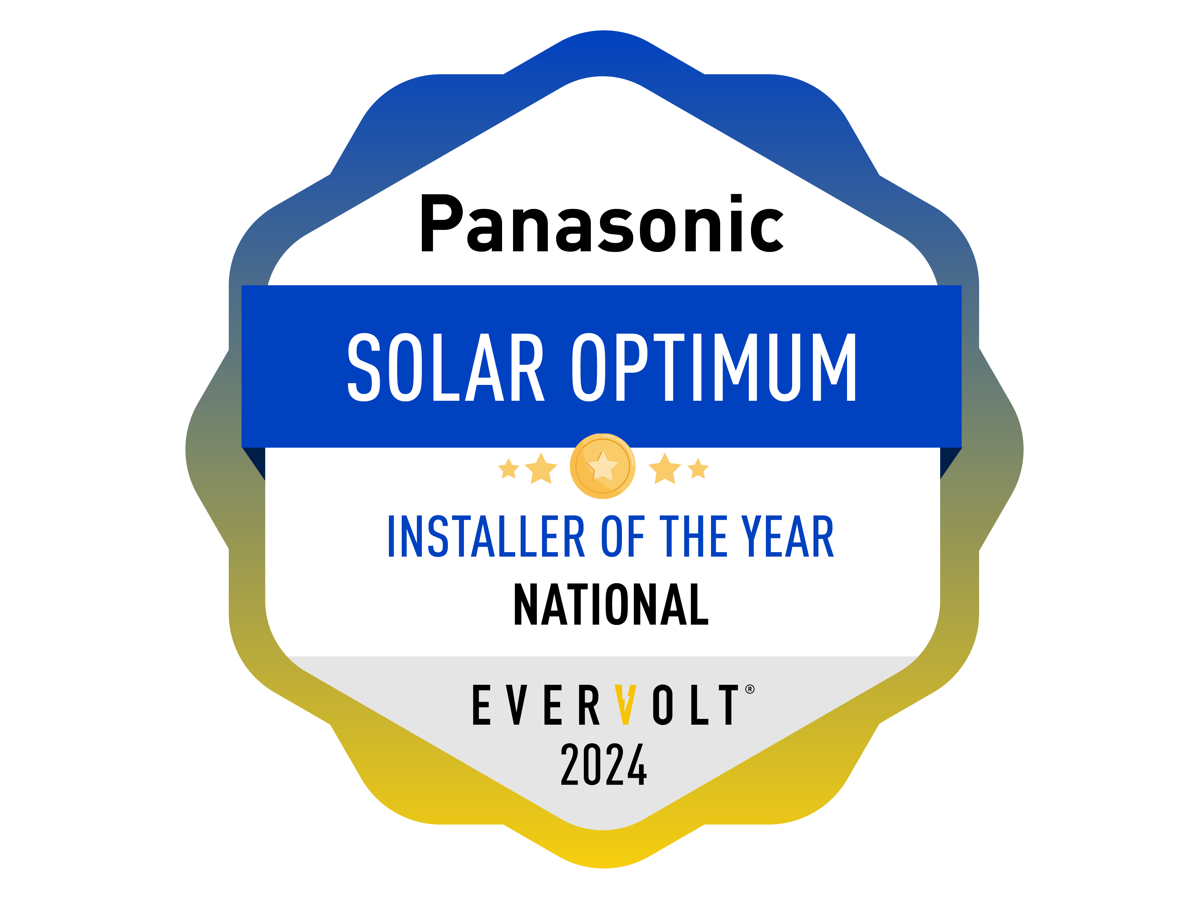 Solar Optimum Named Panasonic’s 2024 National Installer of the Year for Fifth Consecutive Year