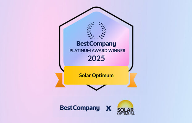 Solar Optimum Wins the 2025 Platinum Solar Award from BestCompany.com